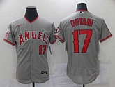 Angels 17 Shohei ohtani Gray nike Flexbase Jersey,baseball caps,new era cap wholesale,wholesale hats